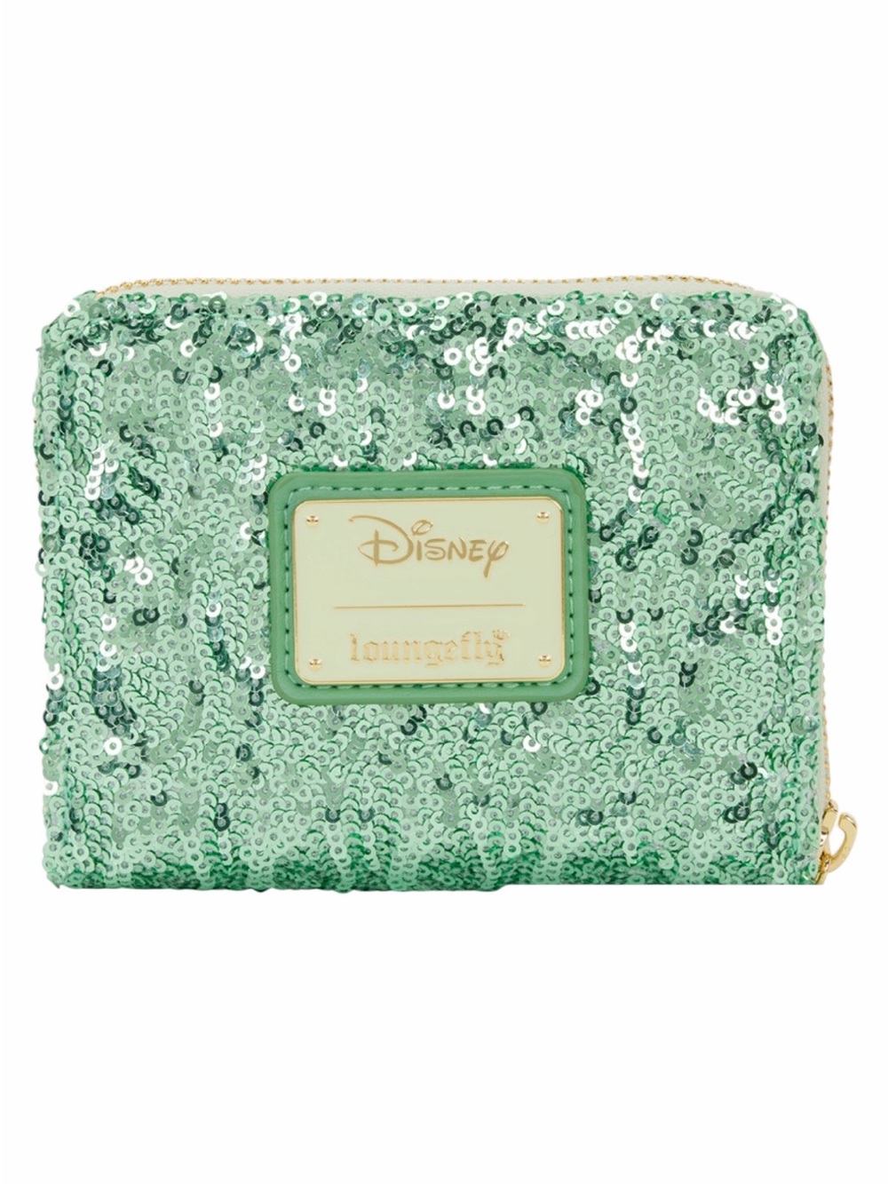 Loungefly Peter Pan Tinker Bell Holiday Sequin Tri-Fold Wallet NWT - Picture 3 of 6